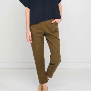 Elizabeth Suzann Olive Cotton Twill Clydes